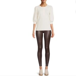 ⭐️40% Off⭐️ Time and Tru Faux Leather Legging in Brown